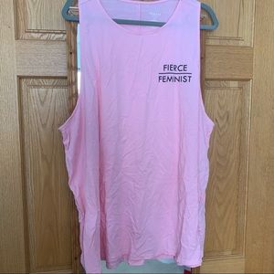 Pink tank top